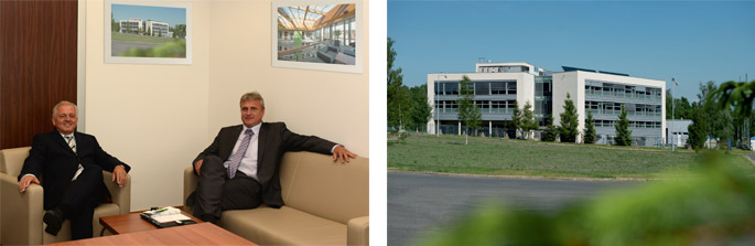 Lubos Novak, PhD., Ales Cernin, PhD. and the building of Membrane Innovation Centre